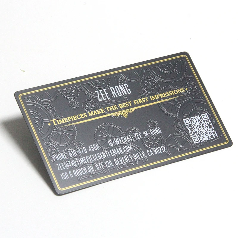 High Quality Wholesale High end and high-end products have texture Anticorrosive Metal card