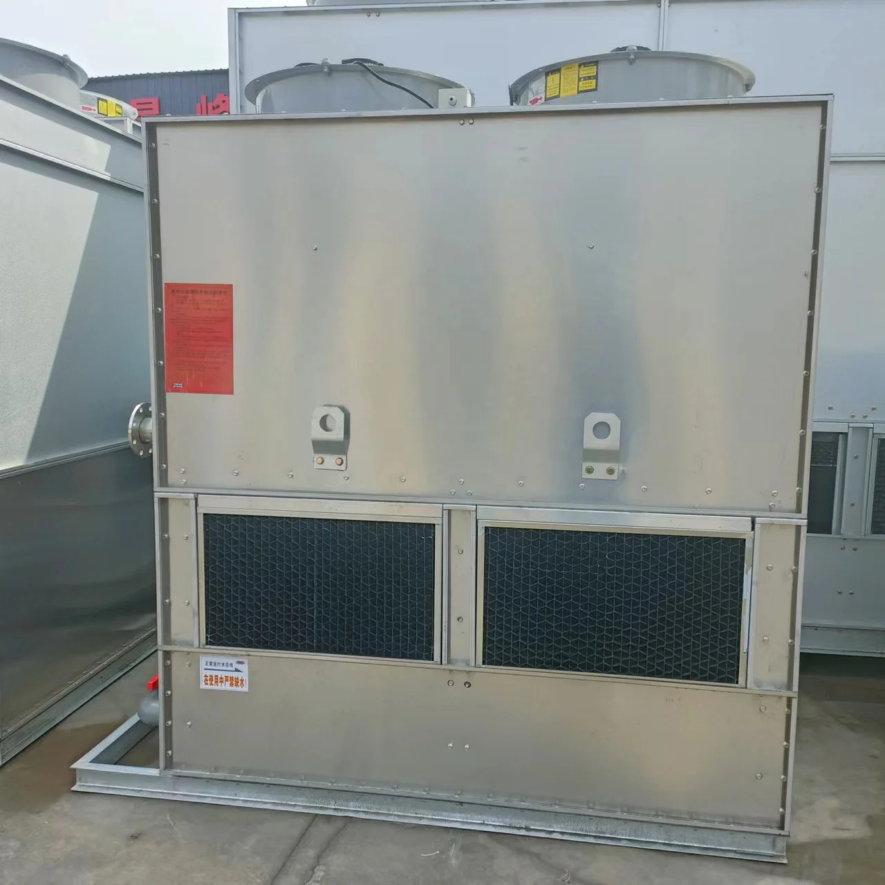 50T Closed industrial PC water cooling stainless steel square tank tower torre de enfriamiento