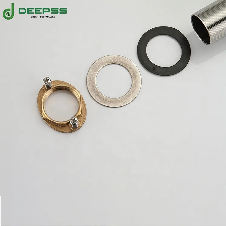 DEEPSS professional faucet manufacture modern brushed deck mounted cold hot water tap bathroom fauctes