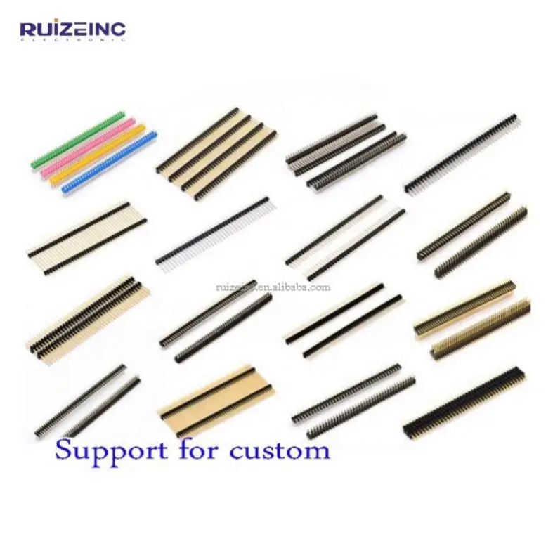 2.54mm SMT IC Socket round pin ic socket 6 8 10 12 14 16 18 20 22 24 28 32 36 40 42 48 50 52 pin CE ROHS LL1021-6