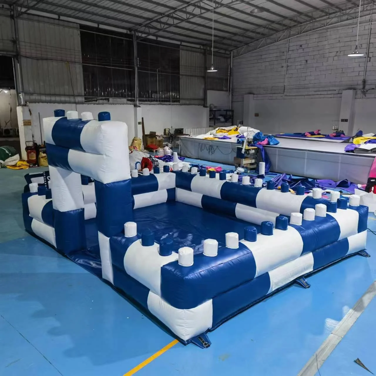 2024 hot sale inflatable le go sport game with 0.55mm PVC PLATO tarpaulin best quality