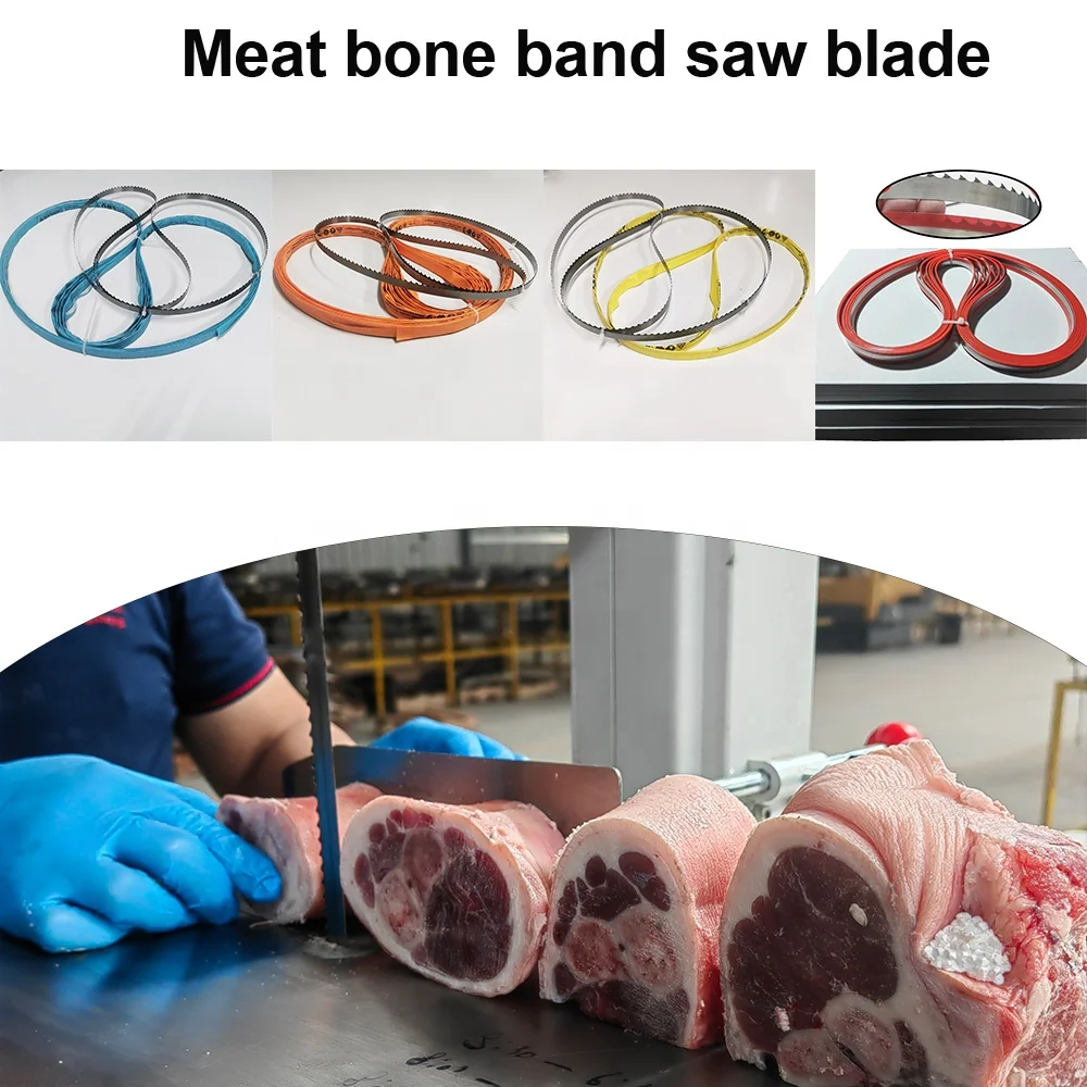16mm*0.56*1840mm Precision Sharpened Super meat and bone saw blades