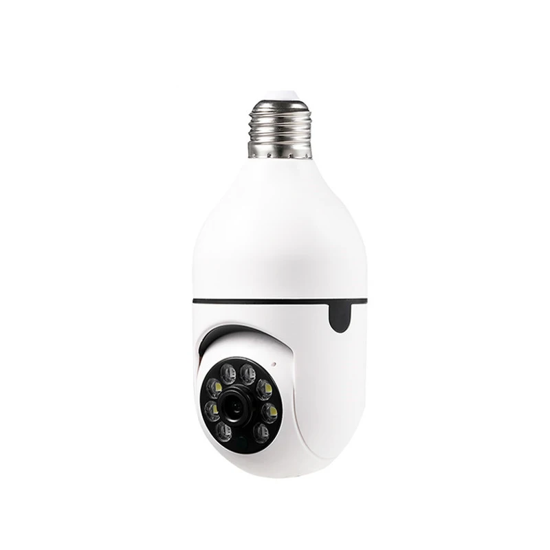 Новое поступление мини PTZ HD Wi-Fi IP-камера с лампочкой E27 разъем Беспроводная облачная сетевая камера видеонаблюдения для дома