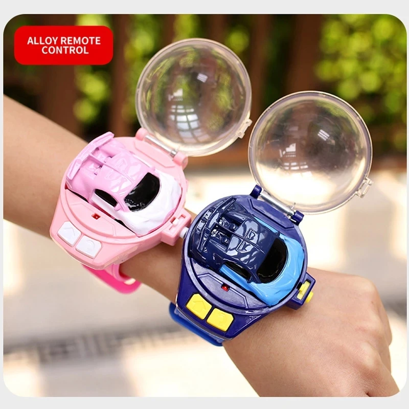 Hot 2.4G Electric Remote Control Car Kids Watch 1:64 Metal Light Model Rc Truck Wltoys Boy Toy For 3 Year Gifts Dropshiping