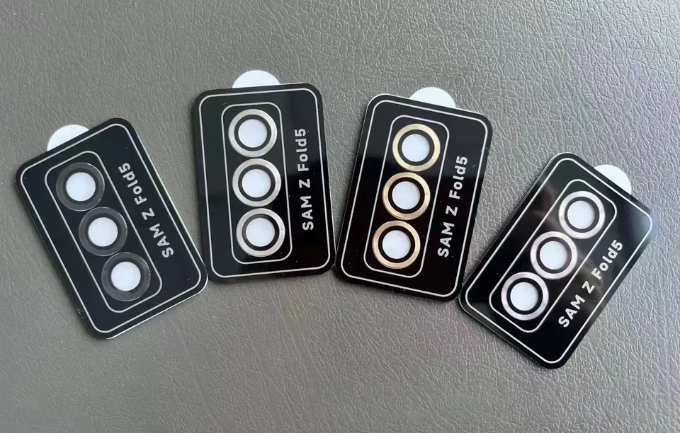 Aluminum Metal Lens Ring Glass for Samsung Z Fold 4 5 Z Flip 5 Camera Lens Screen Protector for Galaxy Z Fold 5 4 Camera Glass