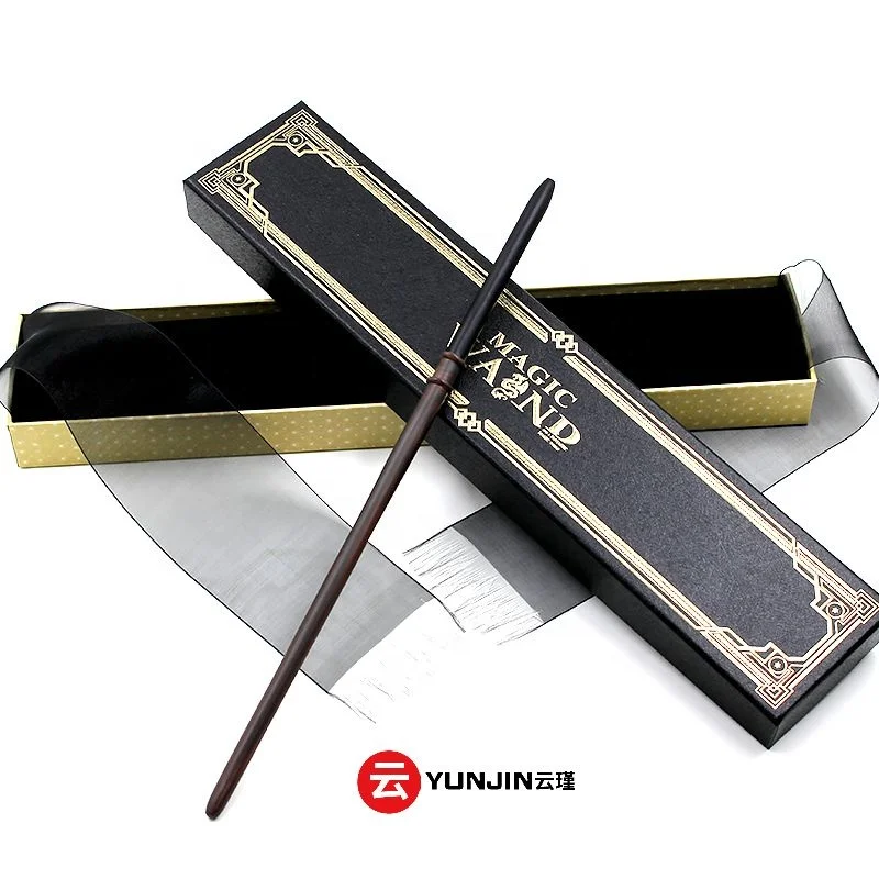 
DHL Free Shipping 3-6 business days to door Magic Wand Harry Hermione Ron Potter with Beautiful black magic wand box 