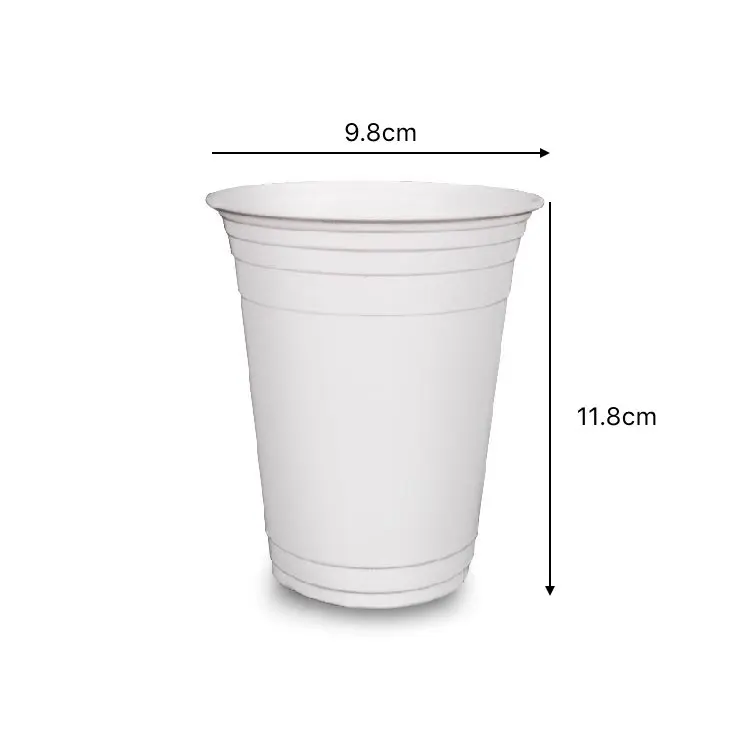 Online Hot Selling Plastic Party Cups 16oz 500ml Beer Pong Cup Cheap Price Pp White Cups For Disposable Parties