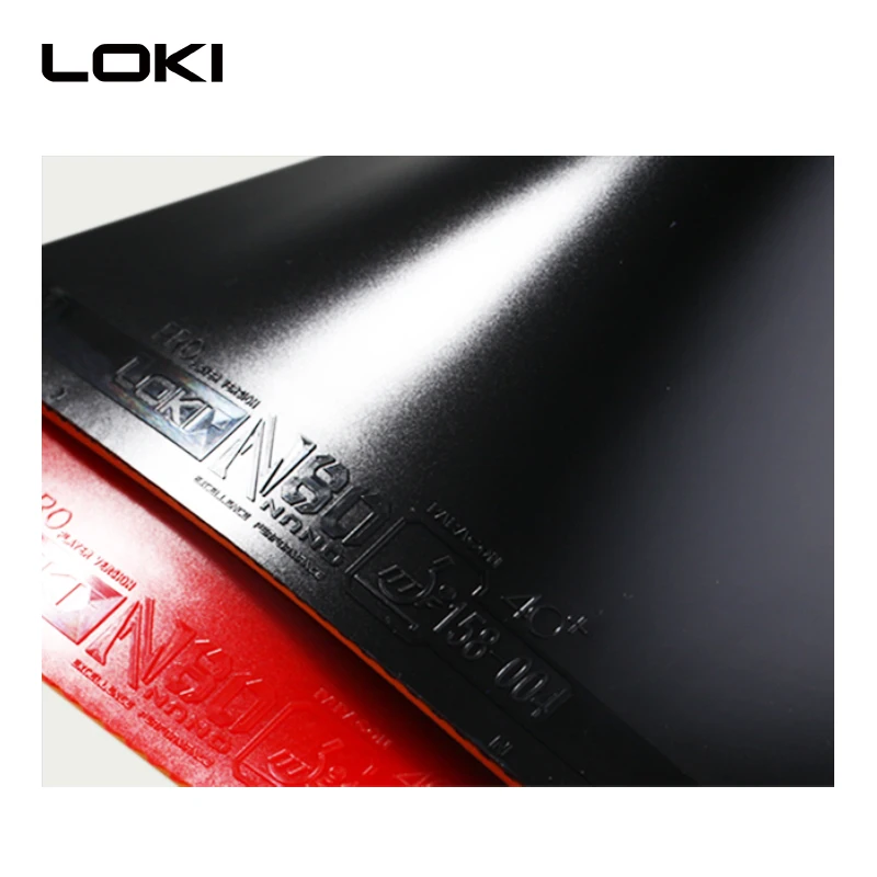 Прямая продажа с завода LOKI N80 Лучшая цена профессиональная красная и черная резина для настольного тенниса сертификатом ITTF