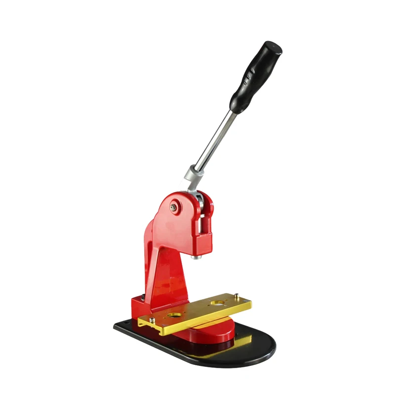 Badge Making Machine + Metal Paper Cutter + 100 Plastic Blank Badge Buttons