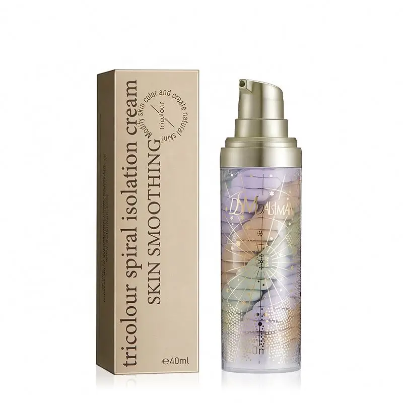2021 Fashionable Three Colors Isolation Concealer Moist Sunscreen Primer Anti Dust Makeup Cream