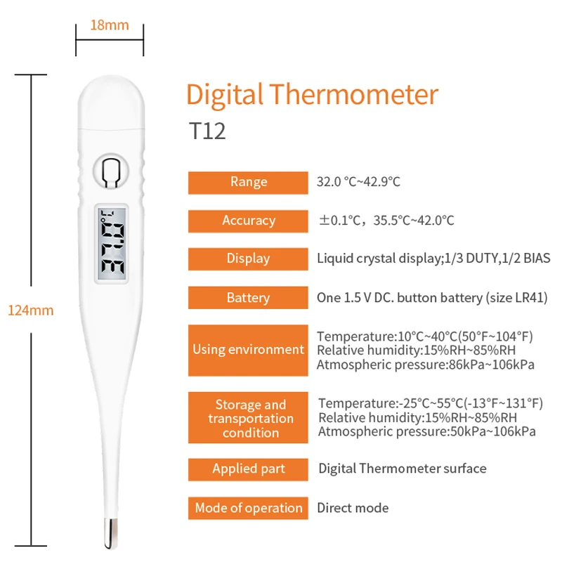 Home use thermometers digital oral Baby digital thermometre hospital medical equpment