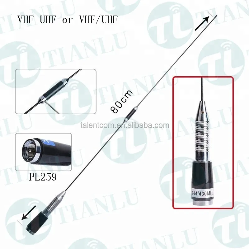 TL66VU PL259 66-88MHz VHF Omni Mobile Antenna for Car Radio Vehicle antenna di comunicazione esterna