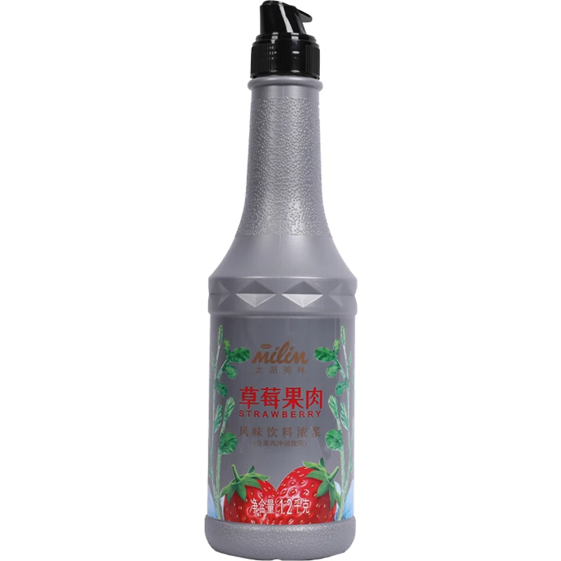 
Eightfold concentrated fruit juice,Strawberry pulp juice and grape pulp syrup,Chinese milk tea raw materials factory direct sale 