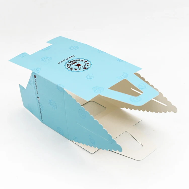 Custom Foldable Gift Box With Handle Food Cookie Box Packaging Bakery Cake Small Candy Donut Gable Food Packaging Boxes