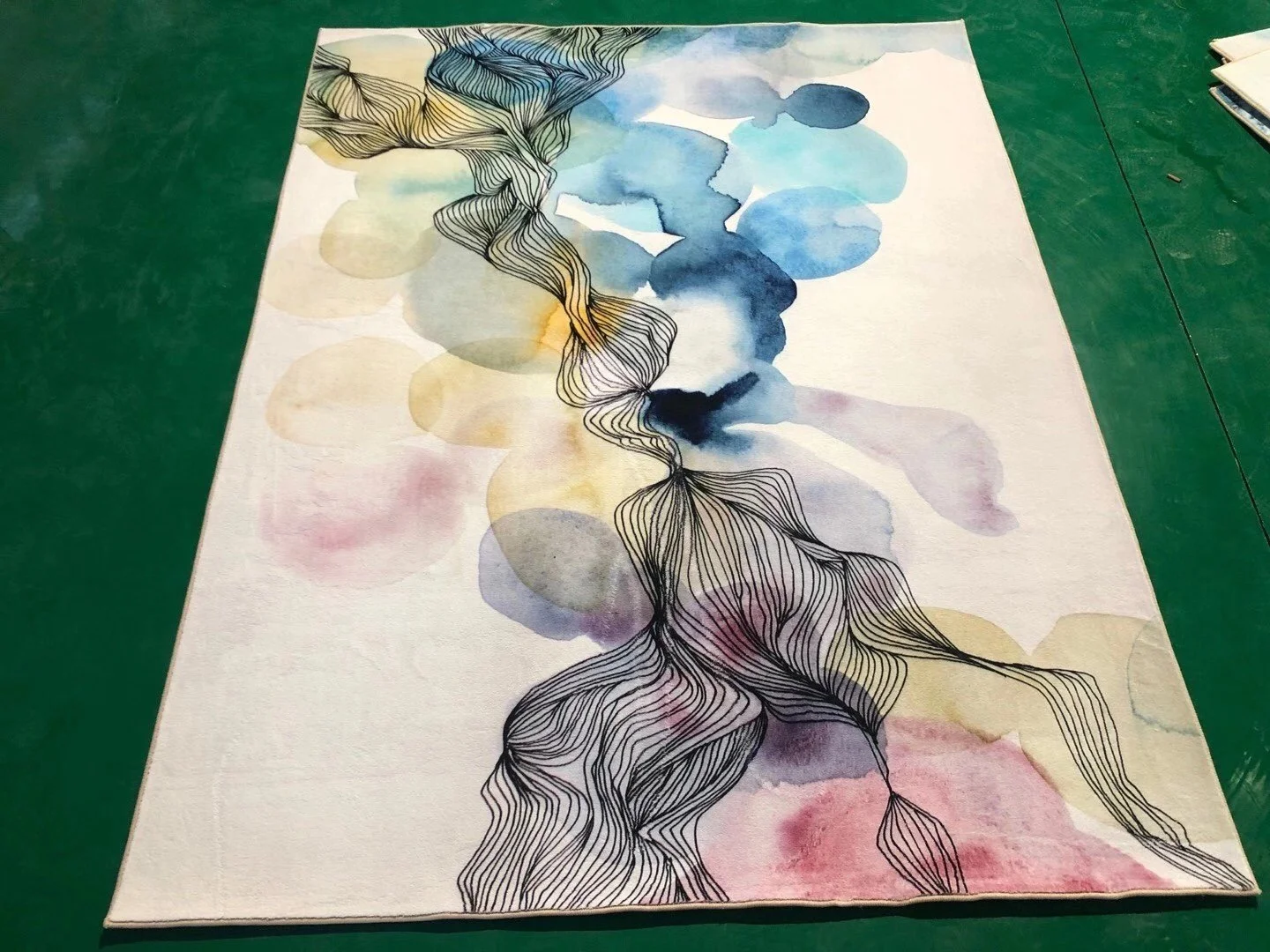 
Whole Sale Chinese Designs Short Pile Cashmere Printed Carpets And Rugs 