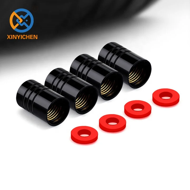 Color Aluminum Alloy Air Dust Cover Caps with Custom logo Wheel Tire Rim Valve Stem Caps