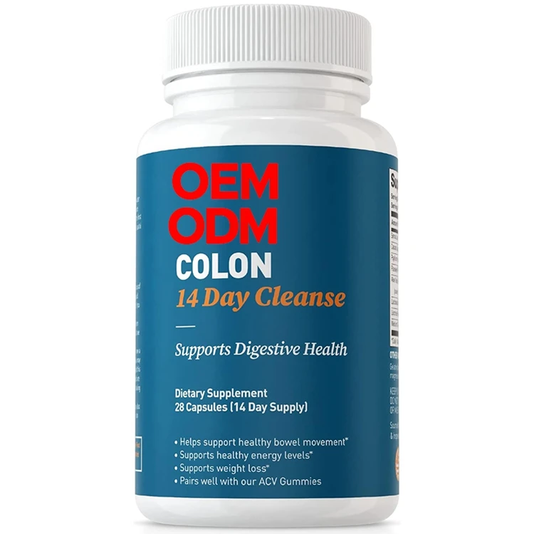 28 Capsules Colon 14 Day Cleanse Advanced Gut Cleanse Detox with Cascara Sagrada Psyllium Husk and Senna Leaf