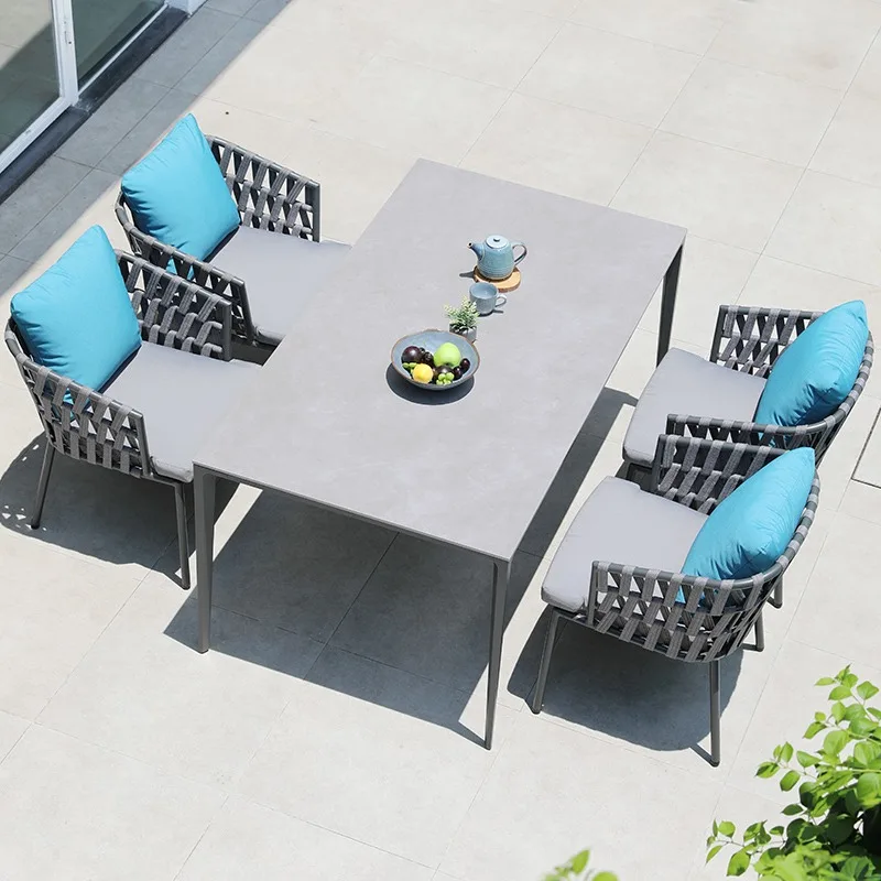 Walden Wholesale garden hotel  villa resort rope dining furniture