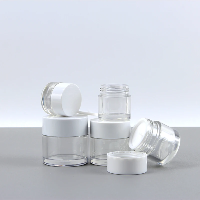 120g 150g PET plastic transparent thick wall round cream hair film jar mud film wide mouth plastic jar