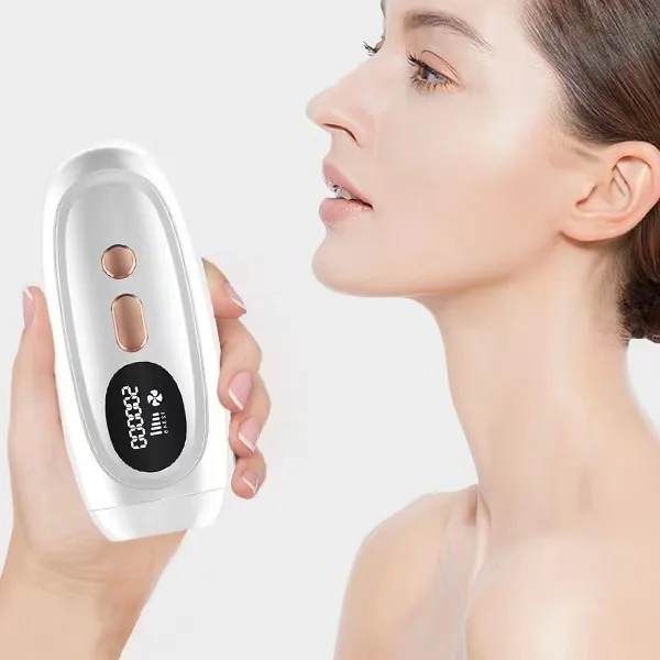 IPL Hair Removal Device 999999 Flashes Permanent Painless Laser Hair Removal Machine for Bikini Leg Body with Skin Color Senso