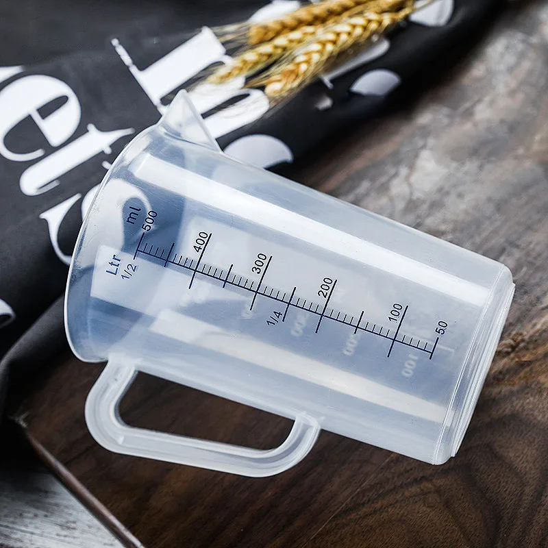 Translucent Bakeware Plastic Measuring Jug for Cake Cup