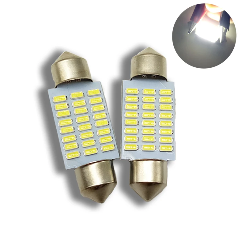 Festoon 31/36/39/41mm LED Bulb C5W C10W Super Bright ft 3014  24 30 36 39SMD LED Auto Interior Reading Lights Door Doom Lamps