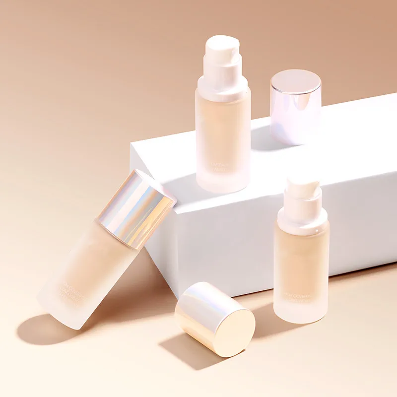 Social media fast moving private label silky smooth water proof easy ware long lasting custom matte liquid foundation oem