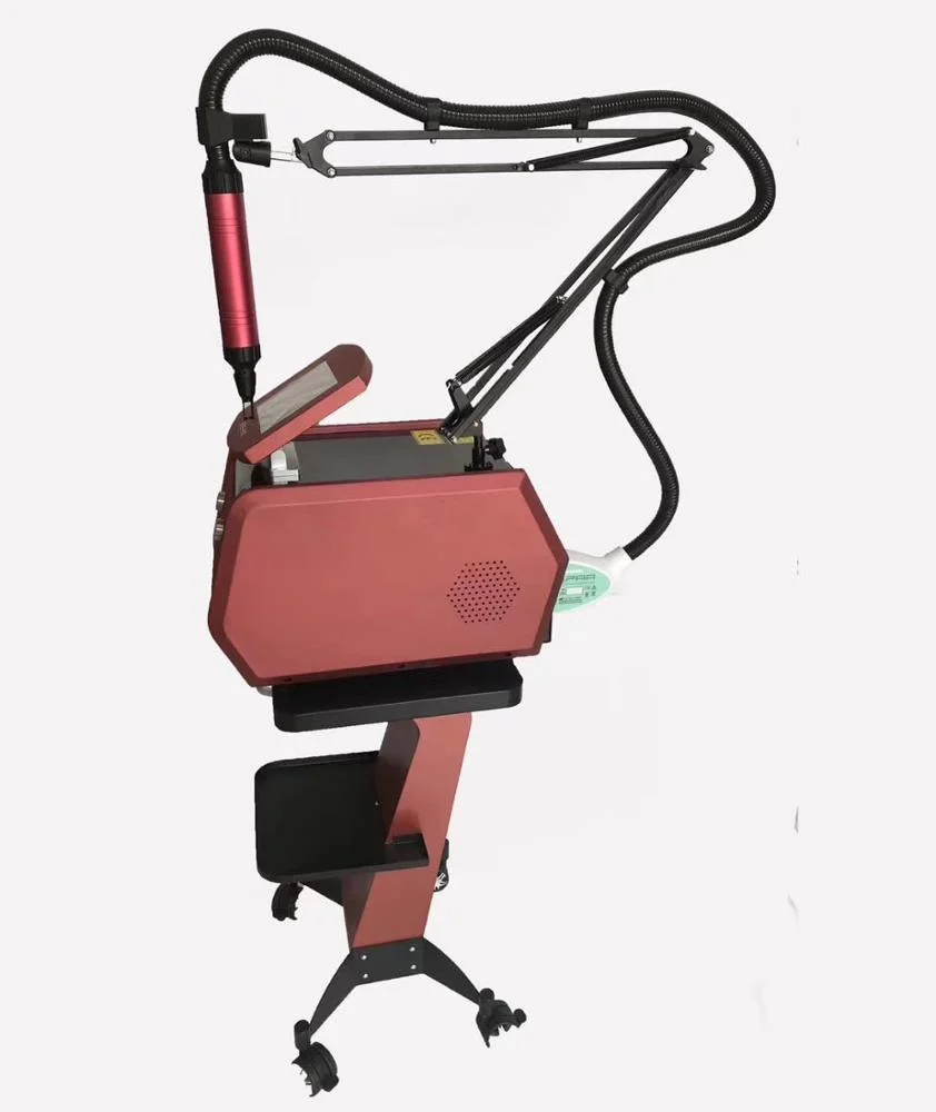 Portable Q switch ND yag 1064nm 532nm 1320nm laser tattoo removal skin wrinkles removal machine