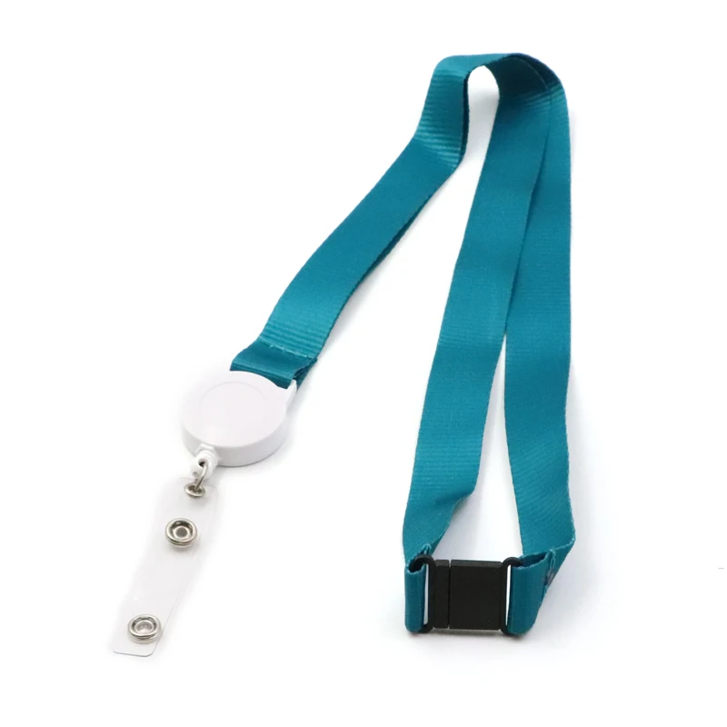 2019 Trending Products Ultrasonido Lanyards Black Id Card Holder With