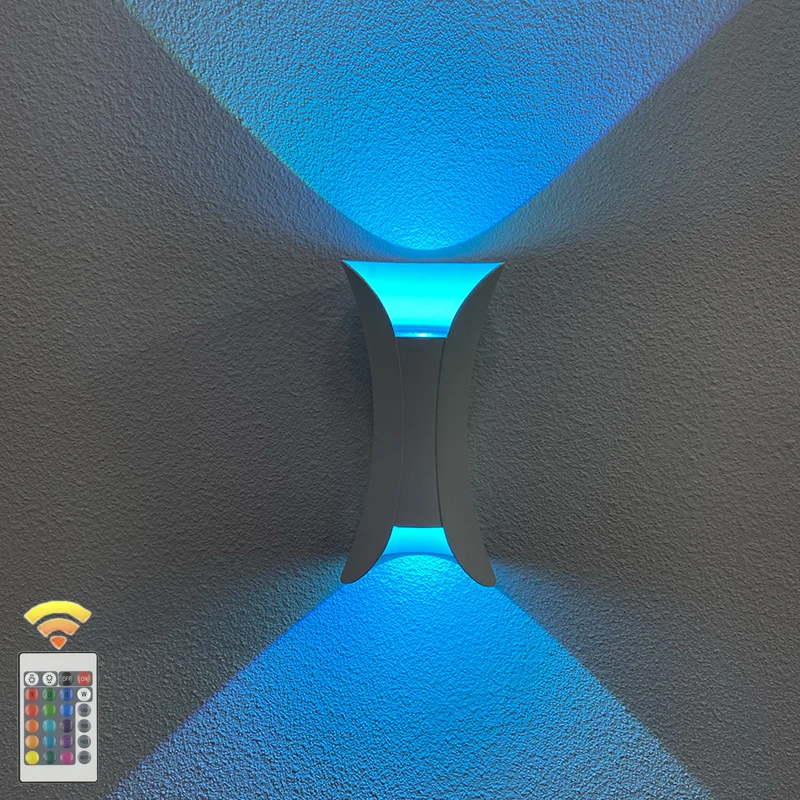 Outdoor waterproof LED wall lamp villa corridor courtyard exterior wall small waist bedroom up and down lighting fixtures