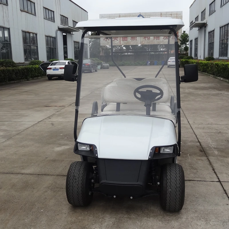 China manufacturer 4 seats electric golf buggy with rear box