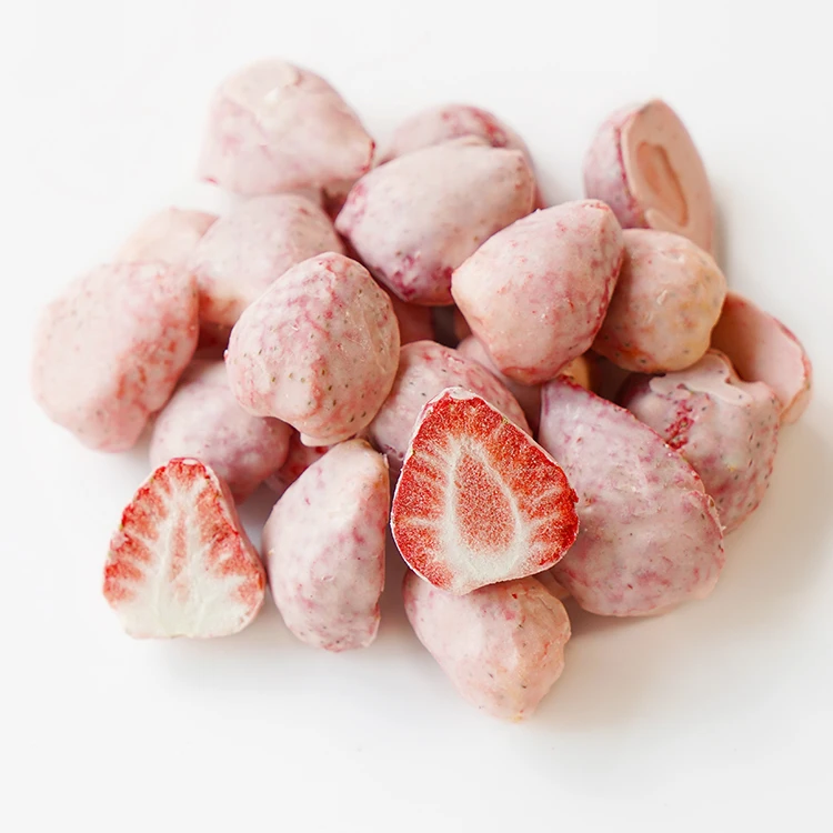 
Healthy Snack Bulk Packing Crispy Freeze Dried Strawberry Chocolate 