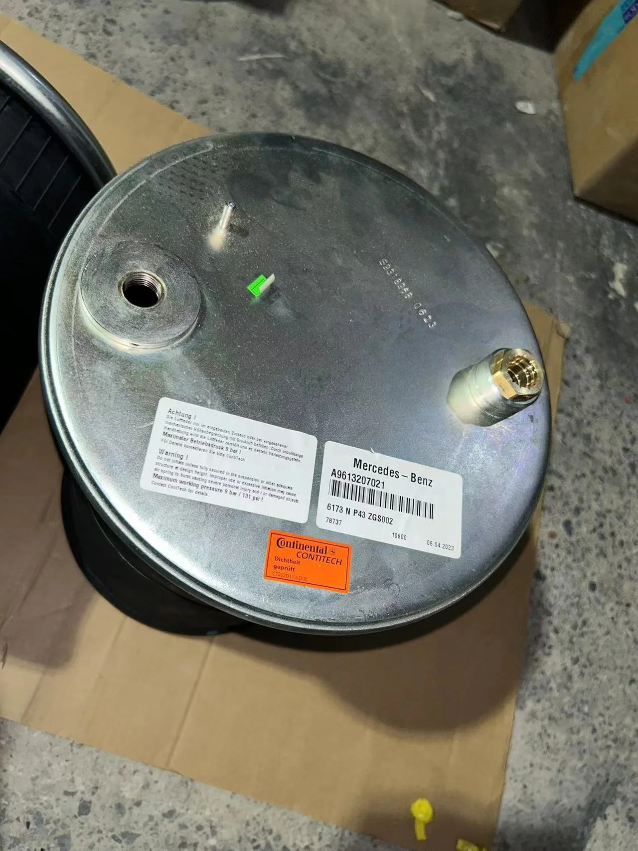 Contitech 6173NP43 A9613207021 ContiTech Air Spring European truck Parts M-AN M-ERCEDES-B-ENZ