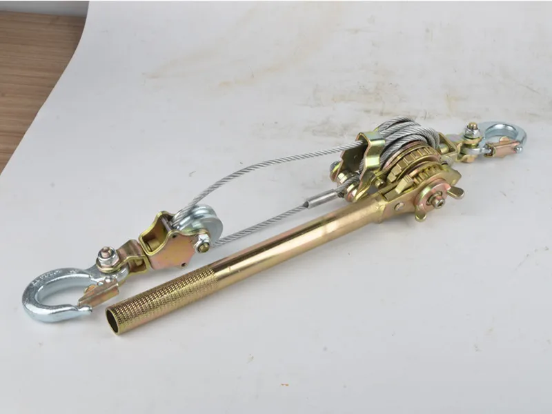 Top Quality PAT SL 1 ton Japanese type Hand Ratchet Puller Wire Rope Electrical Cable Puller Wire Tensioning Tool