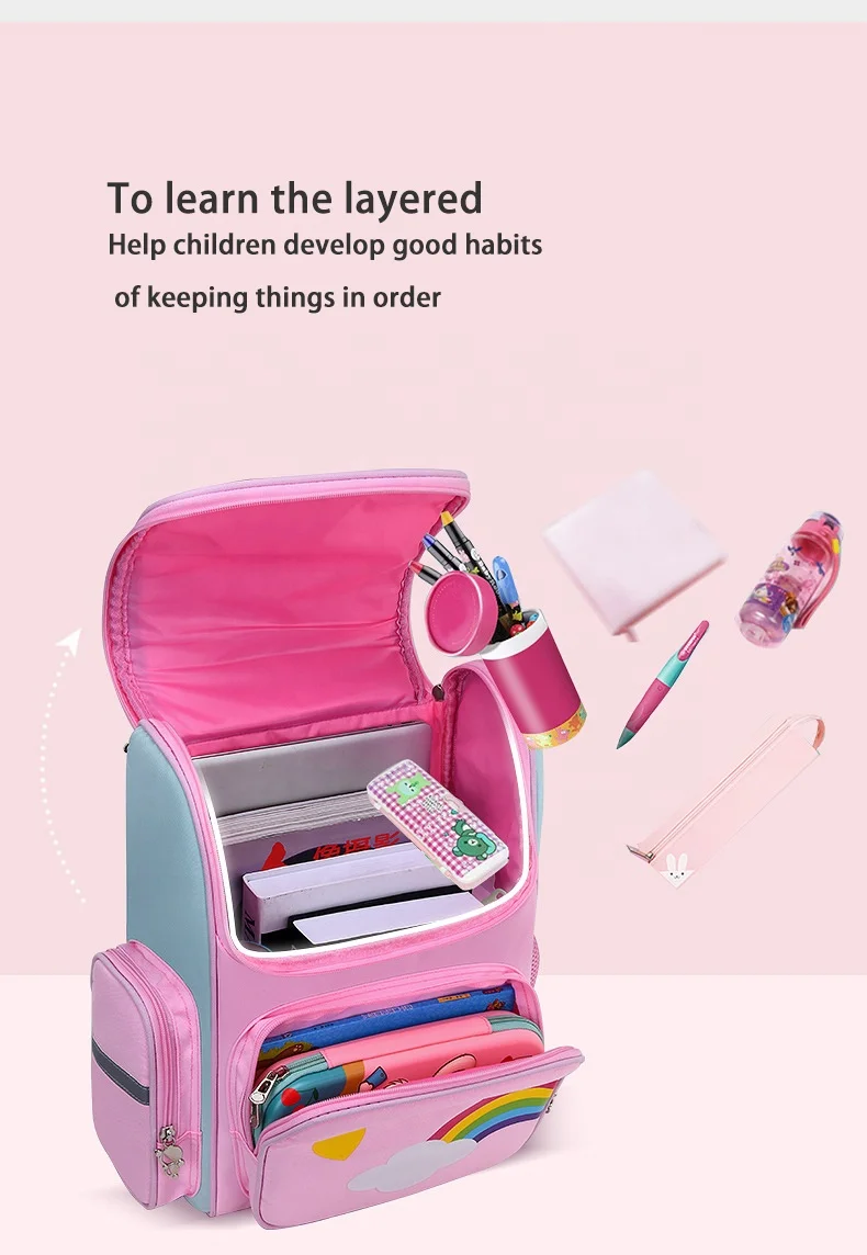 Школьные ранцы с единорогом для детей, детские рюкзаки, Удобная дорожная сумка для учебников, рюкзак для 2021