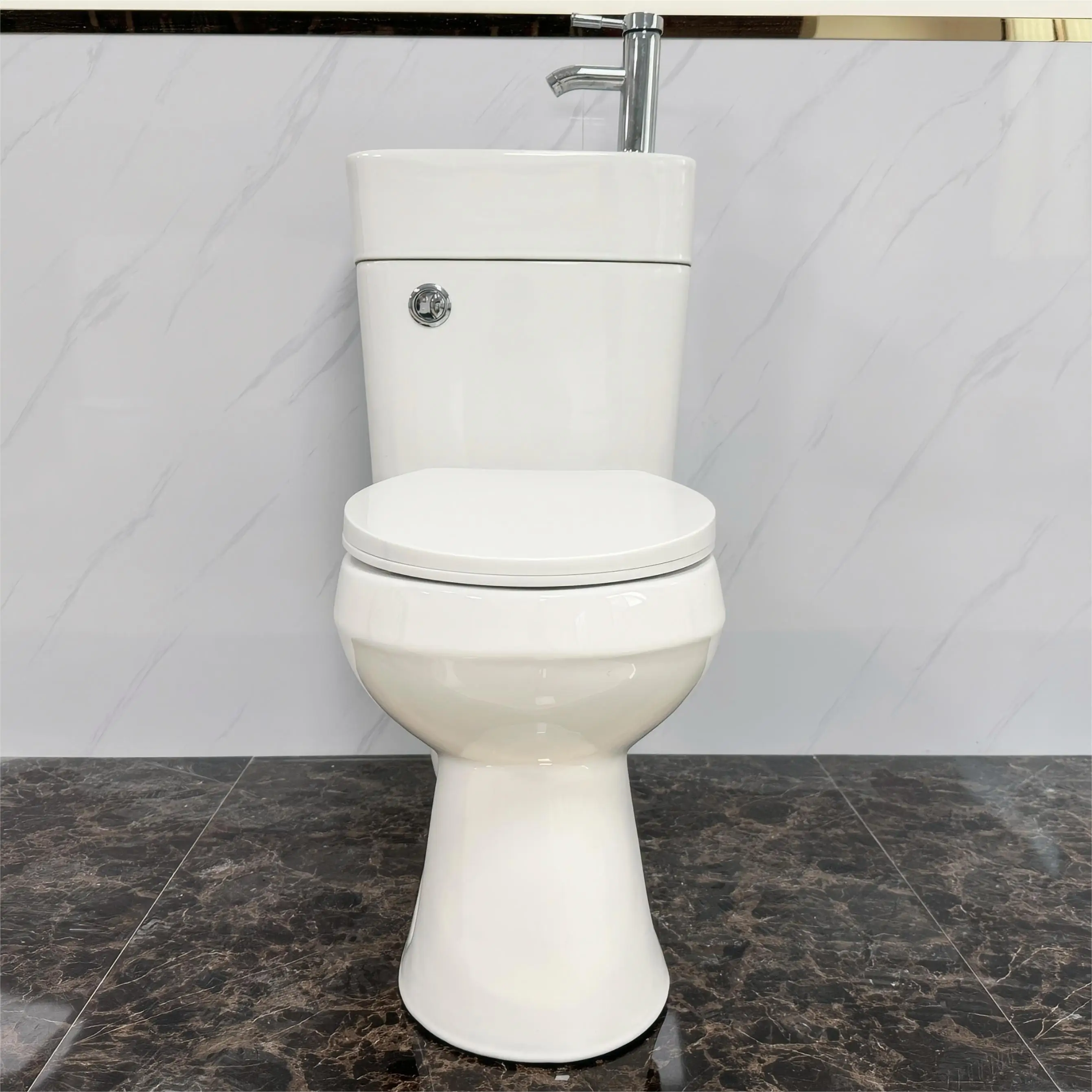 Wc La Toilette Lavabo Toilet Sink Tuvalet Ceramic Porcelain Commode Commercial Washroom Design Water Closet Tank Two in One 3/6L