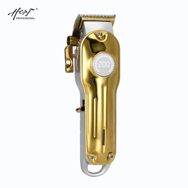 Оптовая продажа светодио дный дисплей электрическая машинка для стрижки волос Мужская аккумуляторная машинка для стрижки волос профессиональный триммер для волос