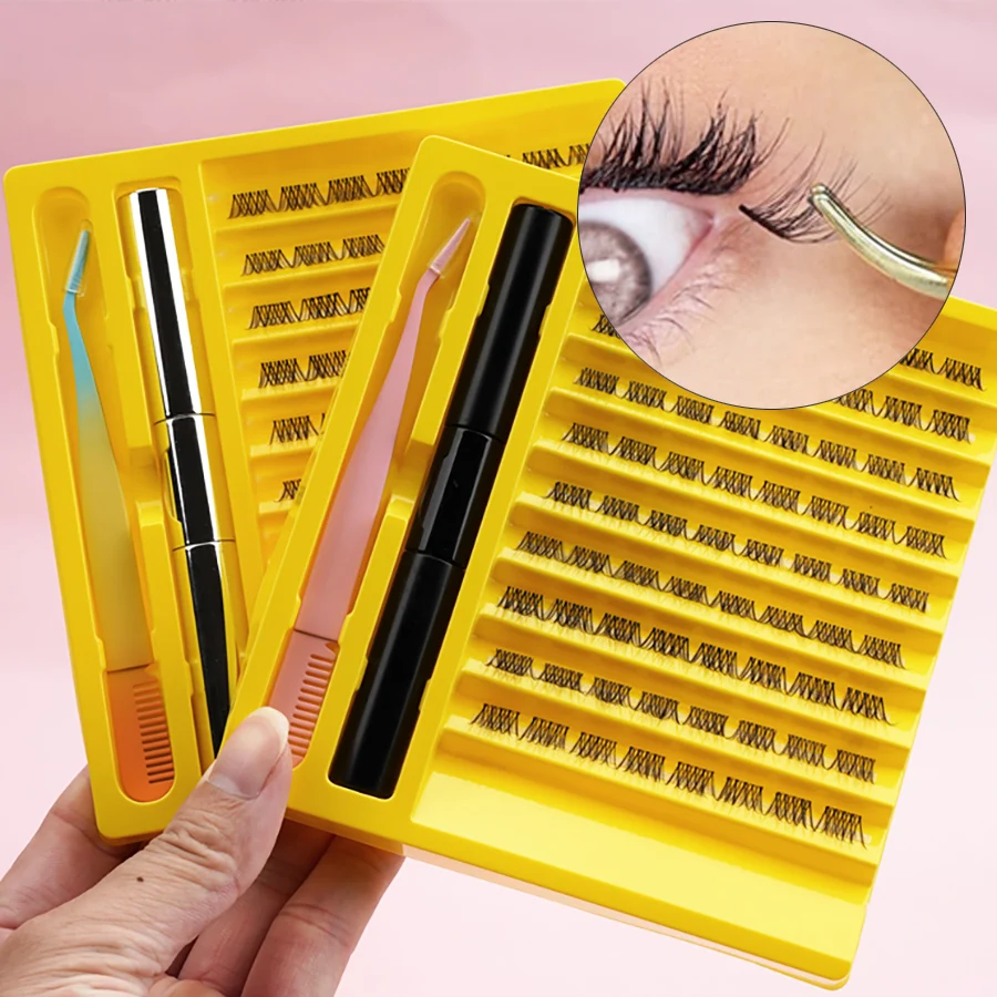 2023 Новое поступление самоклеящиеся ресницы private label pro bond