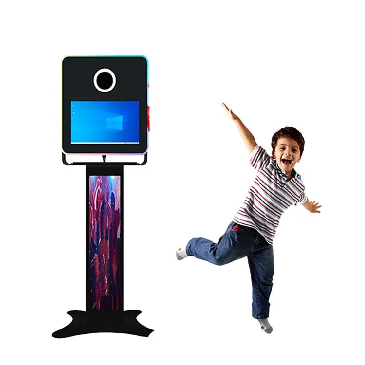 2024 New Selfie Kiosk Ring Light Selfie Magic Photo Mirror Booth Camera Photo With Fill Light Lamp Manual Cheap Selfie