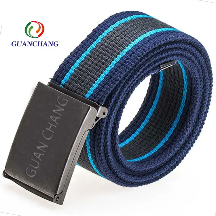Promotion High Quality Men Casual Waistband Fashion Fabric Waistbands Belts  Waist Belts with Logo Custom