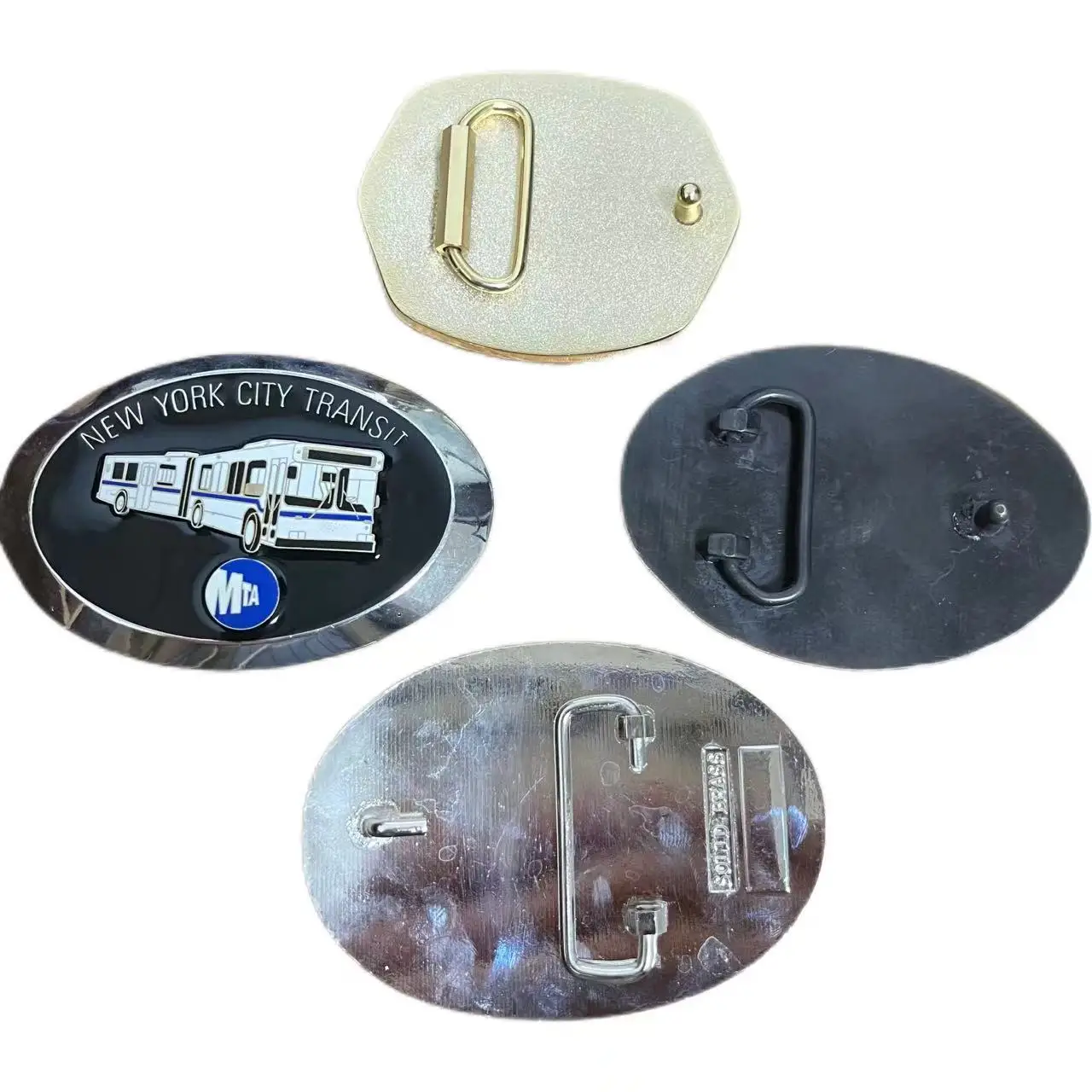 Western Cowboy Luxury 3D 40Mm Brass Stainless Steel Zinc Alloy Metal Belt Buckles for Men