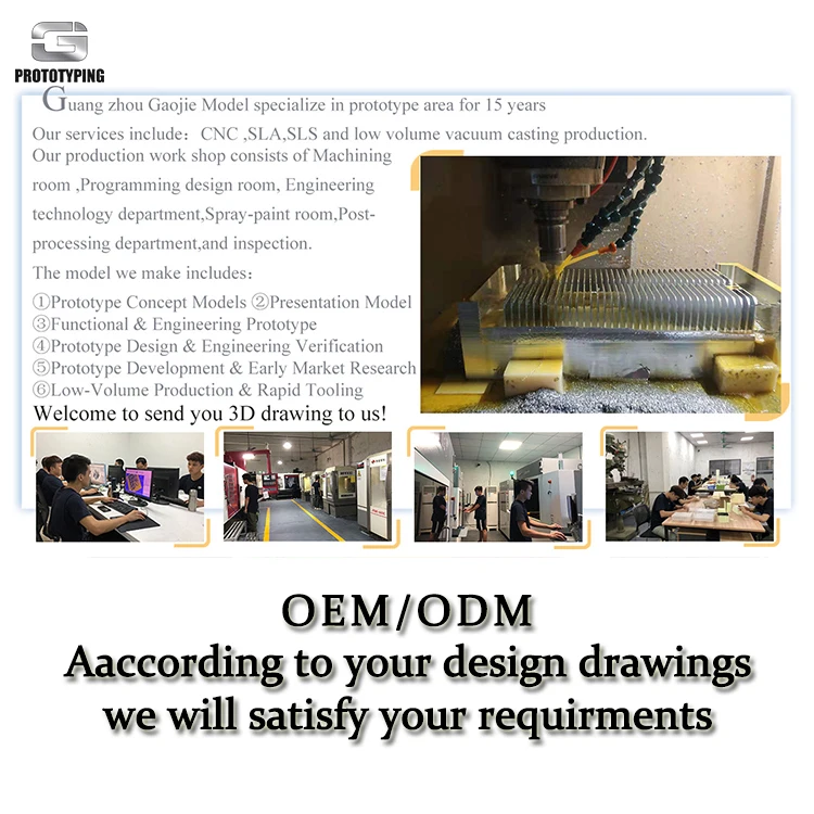 High precision SLS MJF technology custom plastic prototype manufacture stl mockup black nylon product sample 3D printing service