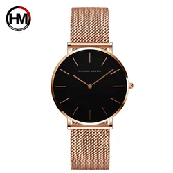 Hannah Martin Watch CH36-W Fashion Luxury Brand Quartz Women Watch Wristwatch Women Life Waterproof Ladies Watches Clock