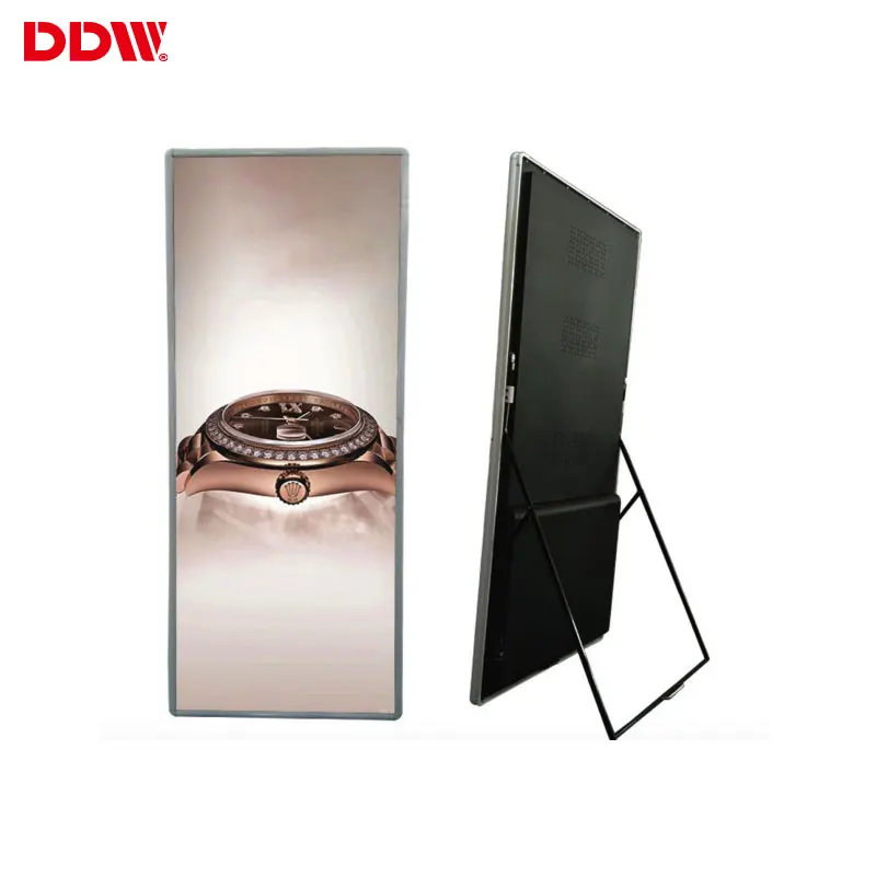 
Portable poster LED digital display standing screen p2.5 LED video wall poster floor LED screen for advertising shopping mall 