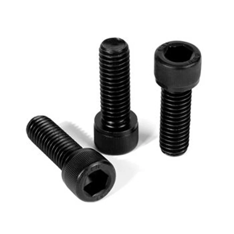 Высокое качество, метрическая резьба, черный шестигранный болт Din912, шестигранный болт из нержавеющей стали