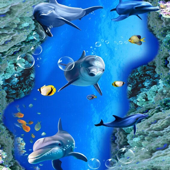 Wholesale PVC 3d anti slip good quality vinyl roll flooring for office