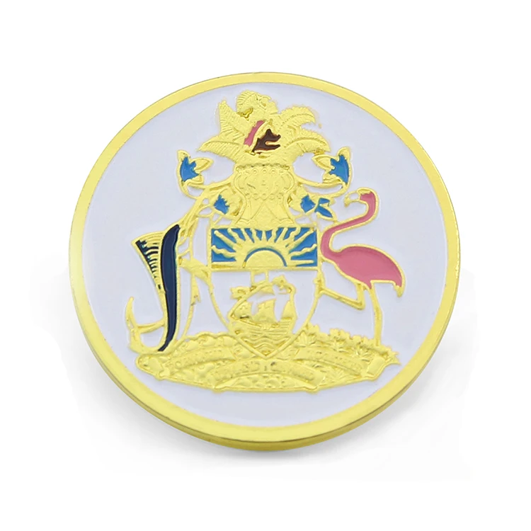 Custom Souvenir Gold Silver Plated Commemorative Dinosaur Panda Animal Coin