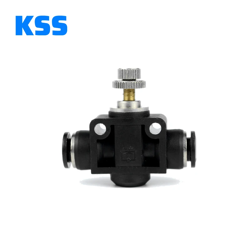PA series pneumatic one touch union straight air speed controller flow control valve