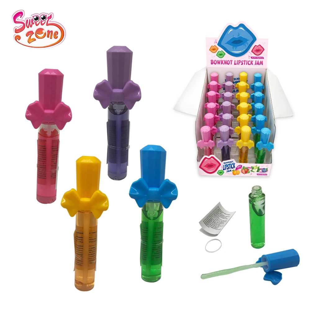 Sweet fruity lip gloss sour jelly jam candy syrup liquid candy