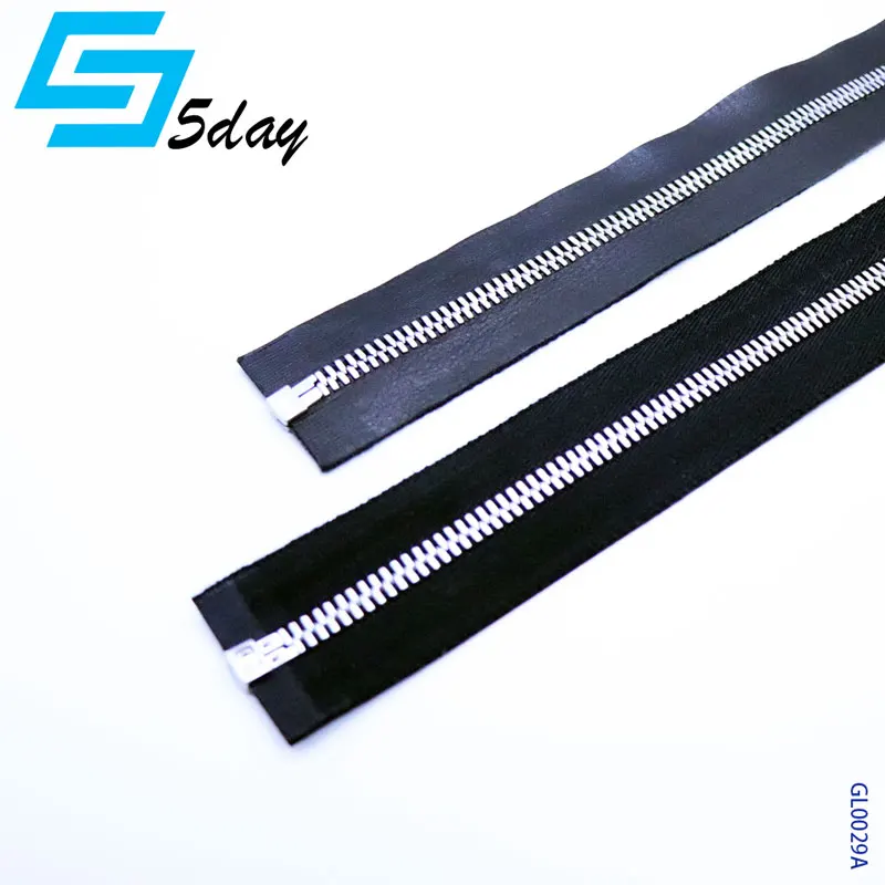
5# 8# High Quality Cusomized Zipper Pull Genuine Leather Tape Metal Zipper for Handbags 